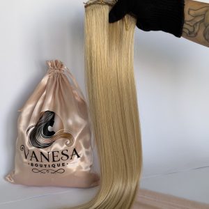 Premium luxury extensions 7 rows/160 grams color #Champagne BL