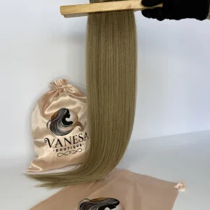 Premium luxury extensions 7 rows/160 grams color #Ash blonde