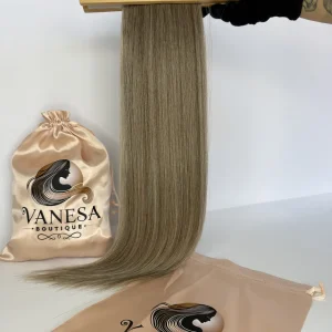 Premium luxury extensions 7 rows/160 grams color #Baby Blonde