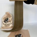 Premium luxury extensions 7 rows/160 grams color #Toffee
