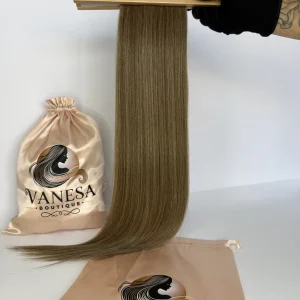 Premium luxury extensions 7 rows/160 grams color #Toffee