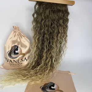 Tails 2in1-Premium luxury /curly tail/ 70 cm/ color: #T2/27/613