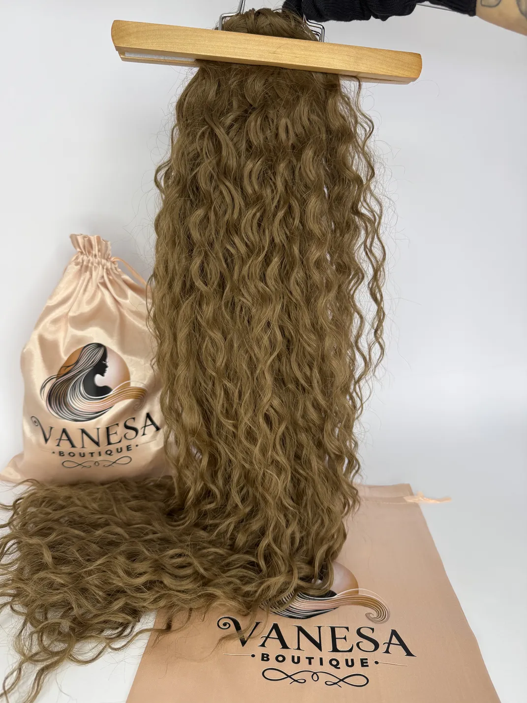 Tails 2in1-Premium luxury /curly tail/ 70 cm/ color: #10