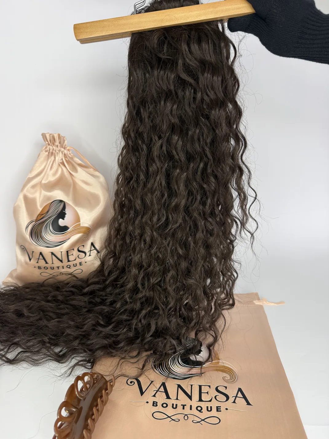 Tails 2in1-Premium luxury /curly tail/ 70 cm/ color: #4