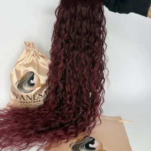 Tails 2in1-Premium luxury /curly tail/ 70 cm/ color: #T1B/BUG