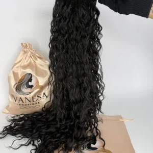 Tails 2in1-Premium luxury /curly tail/ 70 cm/ color: #1B