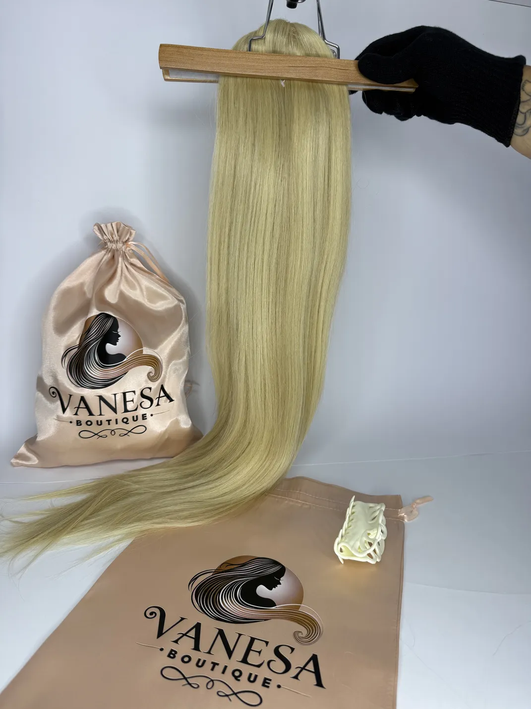 Tails 2in1-Premium luxury /straight tail/ 70 cm/ color: #SP613/K16