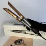Professional hair straightener with air flow