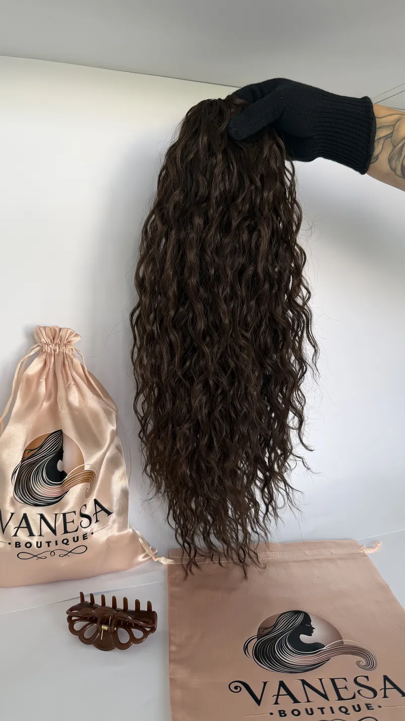 Tails 2in1-Premium luxury / curly tail/ 50cm/ color: #6
