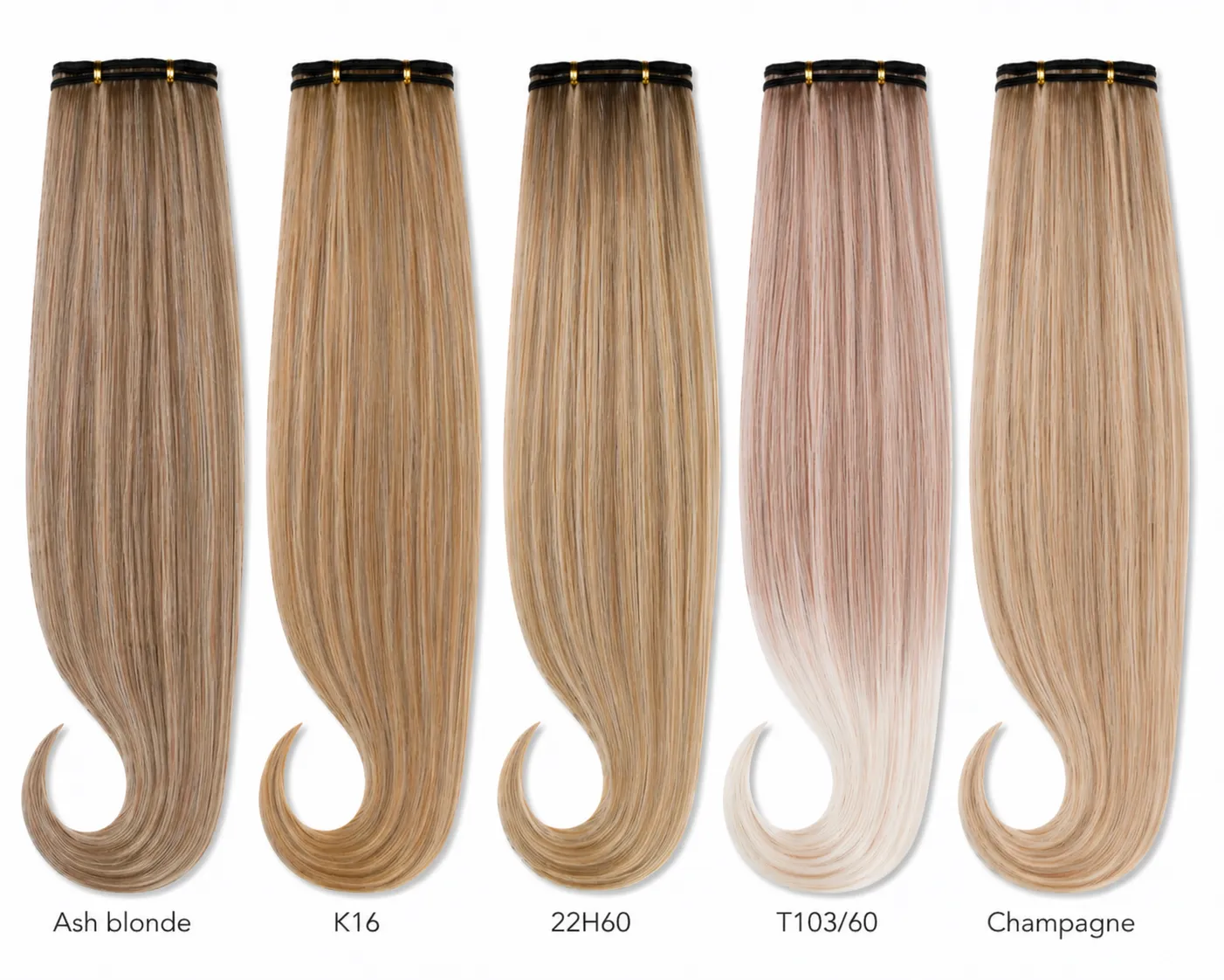 Premium luxury екстеншъни 7 реда/160 грама цвят #Ash blonde - Image 4